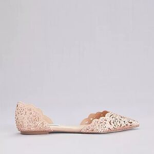 Betsey Johnson Lucy Embellished Flats. Blush pink Women’s size 8